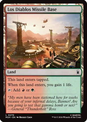 Los Diablos Missile Base (270) [Marvel Super Heroes] Foil