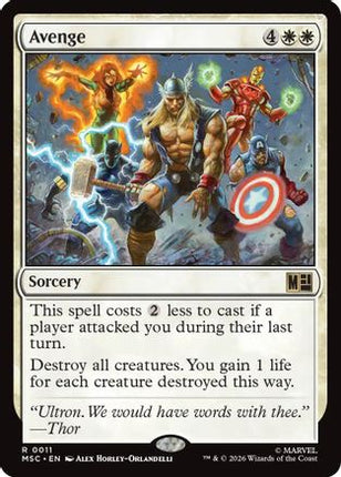 Avenge (011) [Commander: Marvel Super Heroes]