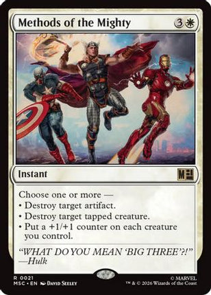 Methods of the Mighty (021) [Commander: Marvel Super Heroes]