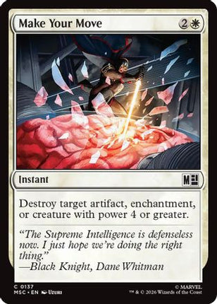 Make Your Move (137) [Commander: Marvel Super Heroes]