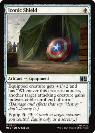 Iconic Shield (520) [Commander: Marvel Super Heroes] Foil