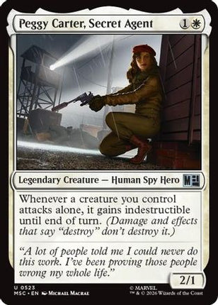 Peggy Carter, Secret Agent (523) [Commander: Marvel Super Heroes] Foil