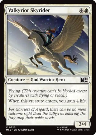 Valkyrior Skyrider (525) [Commander: Marvel Super Heroes] Foil