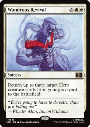 Wondrous Revival (528) [Commander: Marvel Super Heroes] Foil