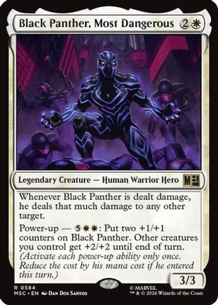 Black Panther, Most Dangerous (584) [Commander: Marvel Super Heroes] Foil