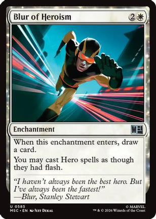 Blur of Heroism (585) [Commander: Marvel Super Heroes]