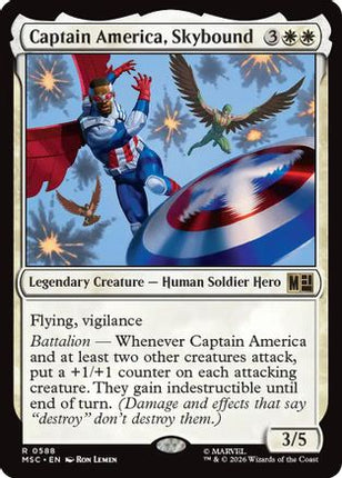 Captain America, Skybound (588) [Commander: Marvel Super Heroes] Foil
