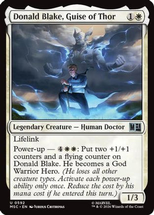 Donald Blake, Guise of Thor (592) [Commander: Marvel Super Heroes] Foil