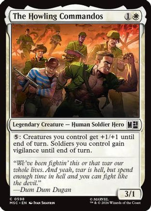 The Howling Commandos (598) [Commander: Marvel Super Heroes]
