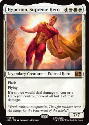 Hyperion, Supreme Hero (599) [Commander: Marvel Super Heroes] Foil