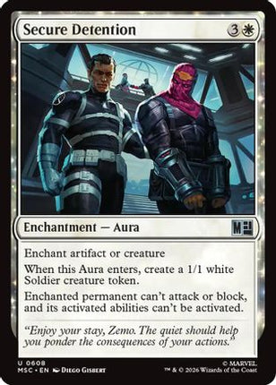 Secure Detention (608) [Commander: Marvel Super Heroes] Foil