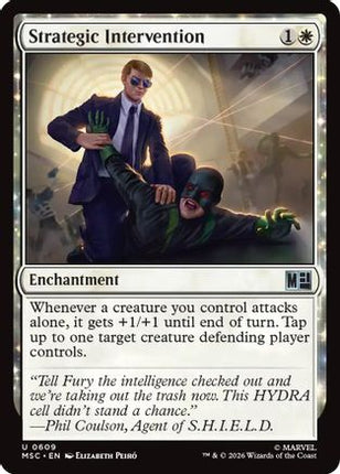 Strategic Intervention (609) [Commander: Marvel Super Heroes] Foil