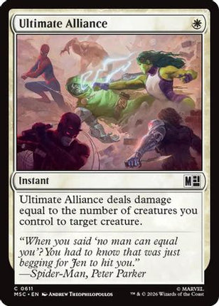 Ultimate Alliance (611) [Commander: Marvel Super Heroes] Foil