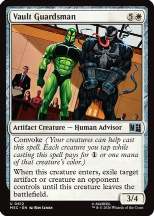Vault Guardsman (612) [Commander: Marvel Super Heroes] Foil