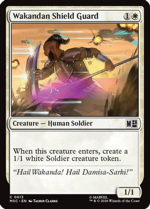 Wakandan Shield Guard (613) [Commander: Marvel Super Heroes] Foil