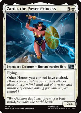Zarda, the Power Princess (615) [Commander: Marvel Super Heroes]