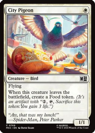 City Pigeon (769) [Commander: Marvel Super Heroes] Foil