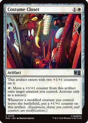 Costume Closet (770) [Commander: Marvel Super Heroes] Foil