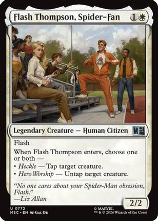 Flash Thompson, Spider-Fan (772) [Commander: Marvel Super Heroes] Foil