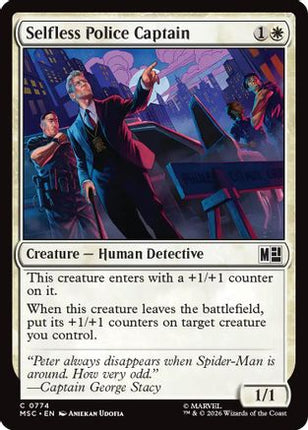 Selfless Police Captain (774) [Commander: Marvel Super Heroes]