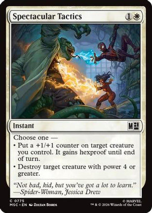 Spectacular Tactics (775) [Commander: Marvel Super Heroes] Foil