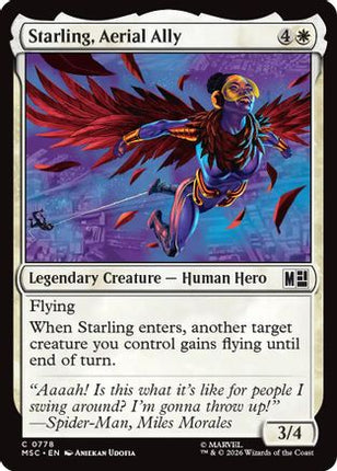 Starling, Aerial Ally (778) [Commander: Marvel Super Heroes] Foil
