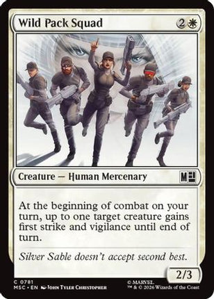 Wild Pack Squad (781) [Commander: Marvel Super Heroes] Foil