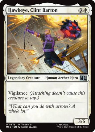 Hawkeye, Clint Barton (0838) (838) [Commander: Marvel Super Heroes]