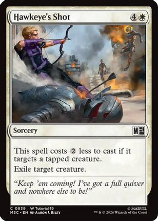 Hawkeye's Shot (839) [Commander: Marvel Super Heroes]
