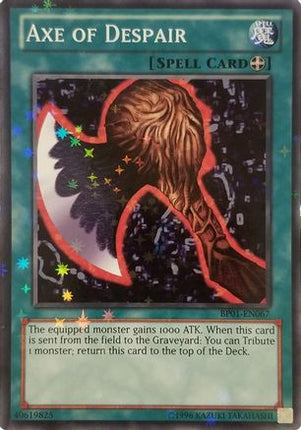 Axe of Despair (Starfoil) (Starfoil Rare) [BP01-EN067] Unlimited