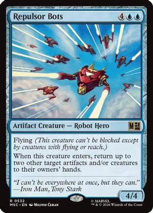 Repulsor Bots (532) [Commander: Marvel Super Heroes] Foil
