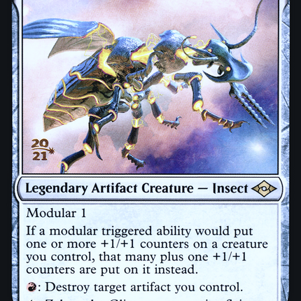 Zabaz, the Glimmerwasp [Modern Horizons 2 Promos] Prerelease Foil