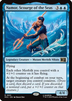 Namor, Scourge of the Seas (631) [Commander: Marvel Super Heroes] Foil