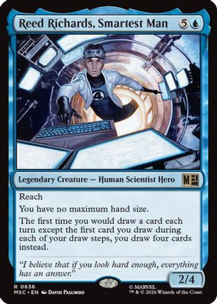 Reed Richards, Smartest Man (636) [Commander: Marvel Super Heroes] Foil