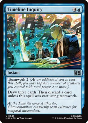 Timeline Inquiry (641) [Commander: Marvel Super Heroes] Foil