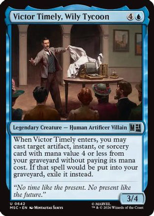 Victor Timely, Wily Tycoon (642) [Commander: Marvel Super Heroes]