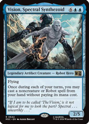 Vision, Spectral Synthezoid (644) [Commander: Marvel Super Heroes] Foil