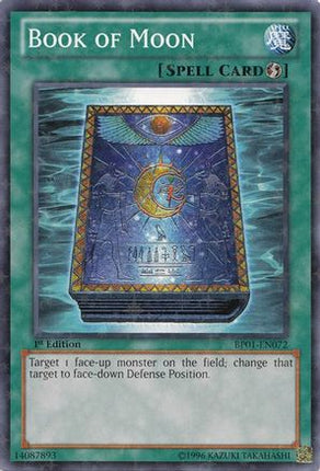 Book of Moon (Starfoil) (Starfoil Rare) [BP01-EN072] 1st Edition