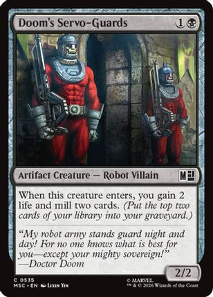 Doom's Servo-Guards (535) [Commander: Marvel Super Heroes] Foil
