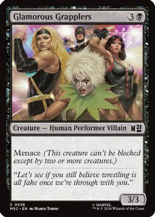 Glamorous Grapplers (536) [Commander: Marvel Super Heroes] Foil
