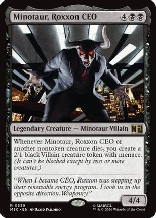 Minotaur, Roxxon CEO (539) [Commander: Marvel Super Heroes] Foil