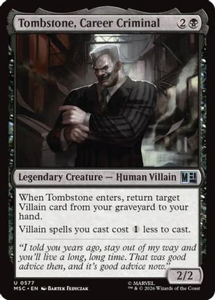 Tombstone, Career Criminal (577) [Commander: Marvel Super Heroes]
