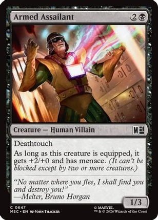 Armed Assailant (647) [Commander: Marvel Super Heroes] Foil