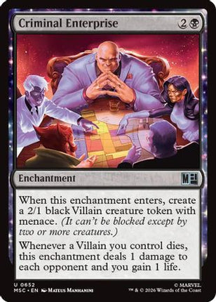 Criminal Enterprise (652) [Commander: Marvel Super Heroes]