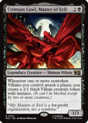 Crimson Cowl, Master of Evil (653) [Commander: Marvel Super Heroes]