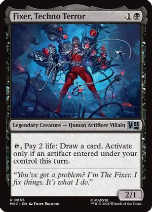 Fixer, Techno Terror (656) [Commander: Marvel Super Heroes] Foil