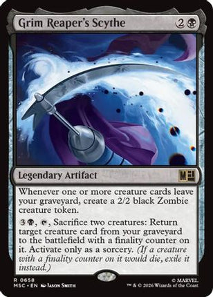 Grim Reaper's Scythe (658) [Commander: Marvel Super Heroes] Foil