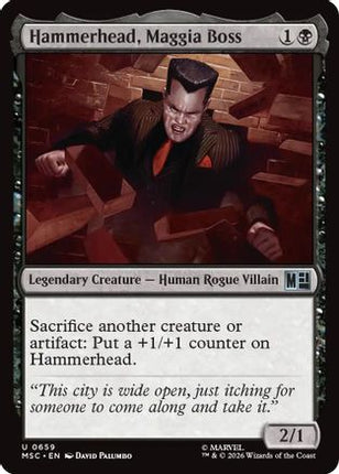 Hammerhead, Maggia Boss (659) [Commander: Marvel Super Heroes] Foil