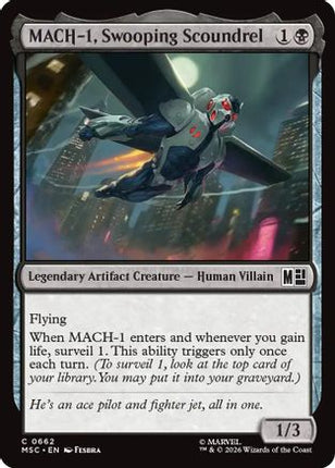 MACH-1, Swooping Scoundrel (662) [Commander: Marvel Super Heroes] Foil