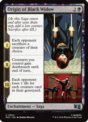Origin of Black Widow (664) [Commander: Marvel Super Heroes]